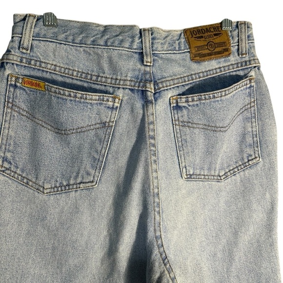 JORDACHE Wide Leg Tapered High Waisted Jeans Sz 12 - Picture 6 of 14